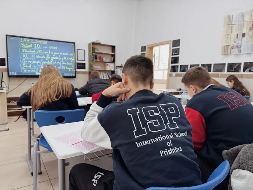 Students engaged in a Westbrook Academy classroom