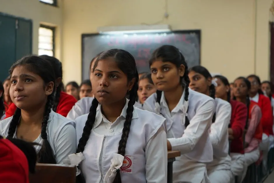 Lower School students in uniform